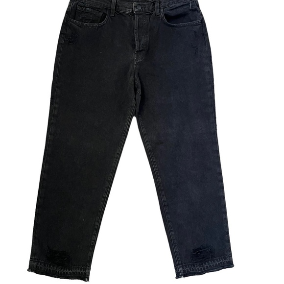 J Brand Ivy High Rise Crop Straight Leg Black Jeans 29 NWT - Picture 10 of 16